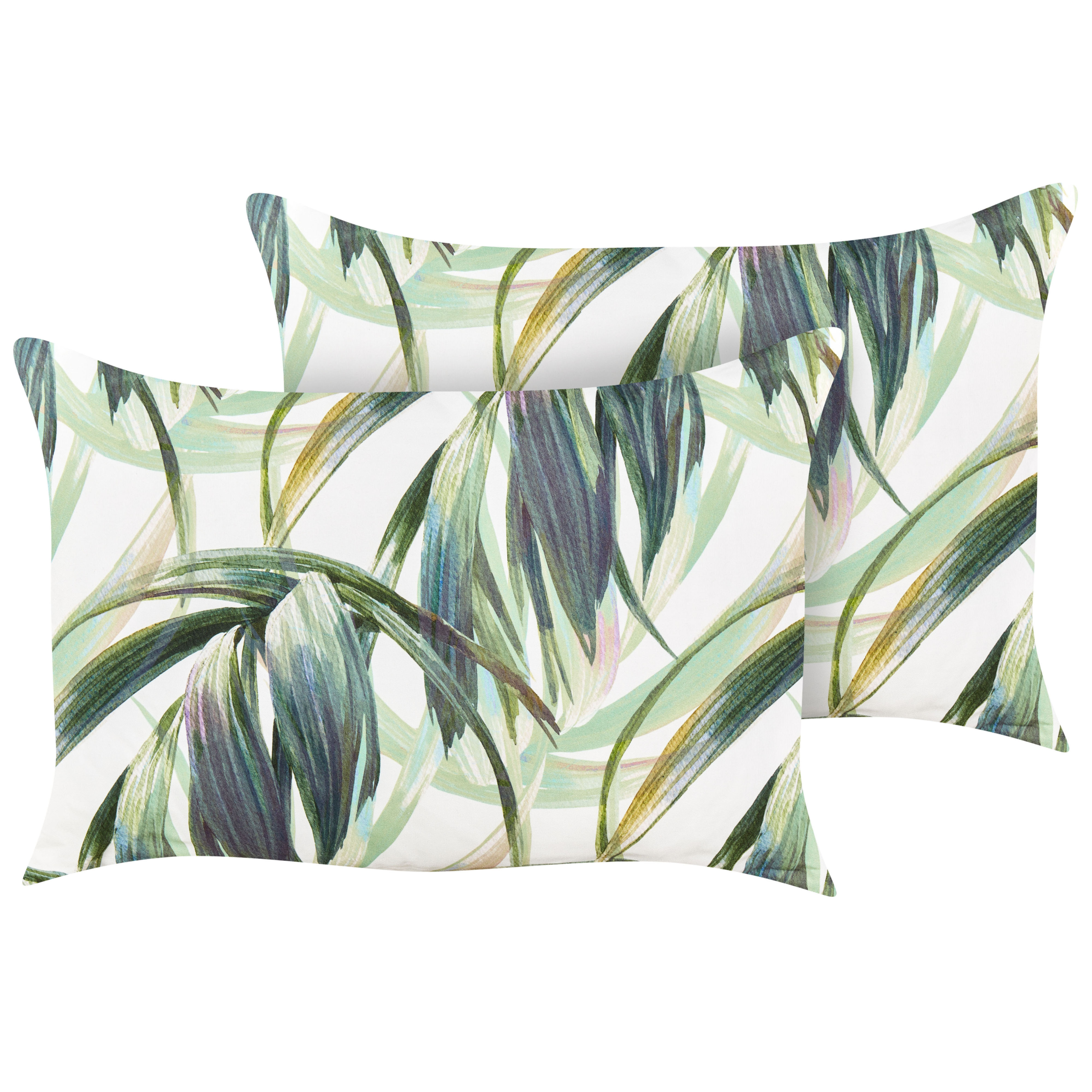 Beliani - Coussin d'extérieur Polyester Vert CALDERINA - Beliani - Imagen 1