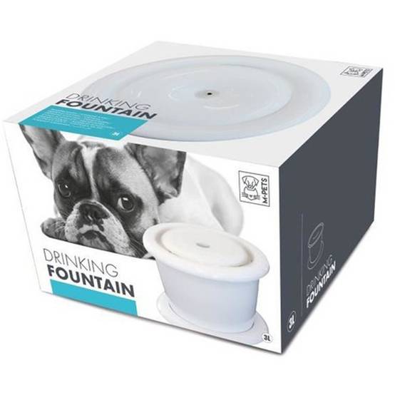 Flamingo - Fontaine 3 Litres, TREVI, pour chien et chat, couleur blanche. - Image 3