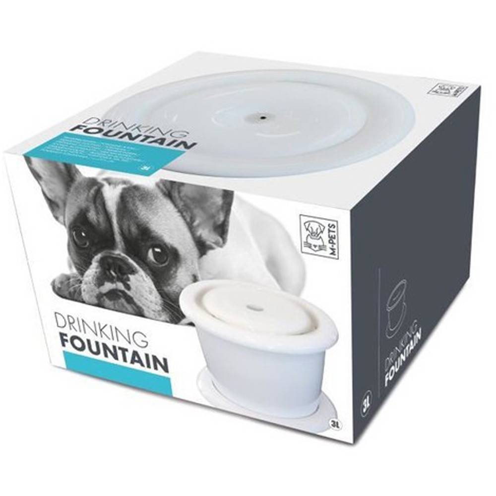 Flamingo - Fontaine 3 Litres, TREVI,  pour chien et chat, couleur blanche. - Imagen 3