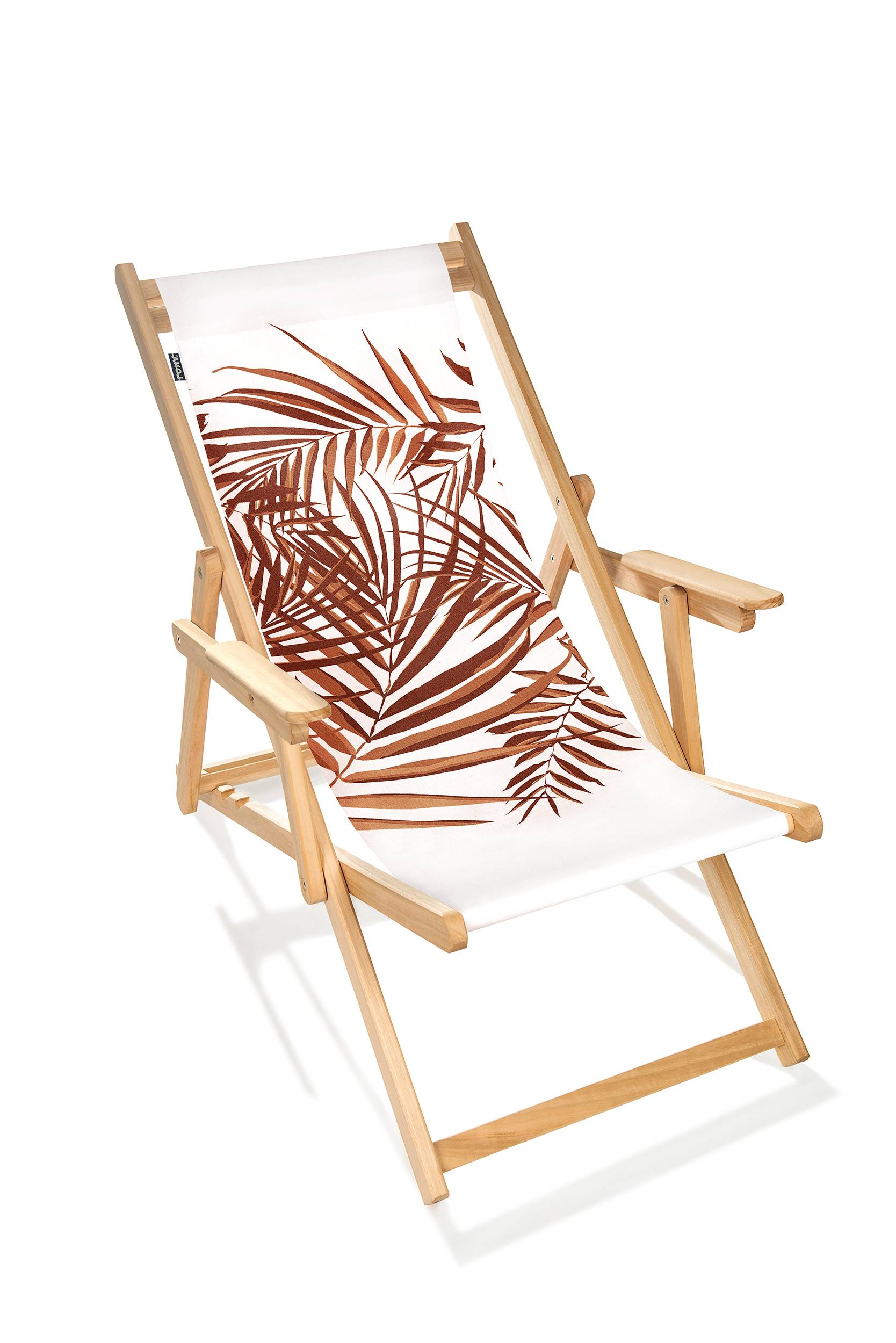 City Garden - Chilienne LONA en bois et toile coton avec motif jungle rouge - CITY GARDEN - Imagen 4