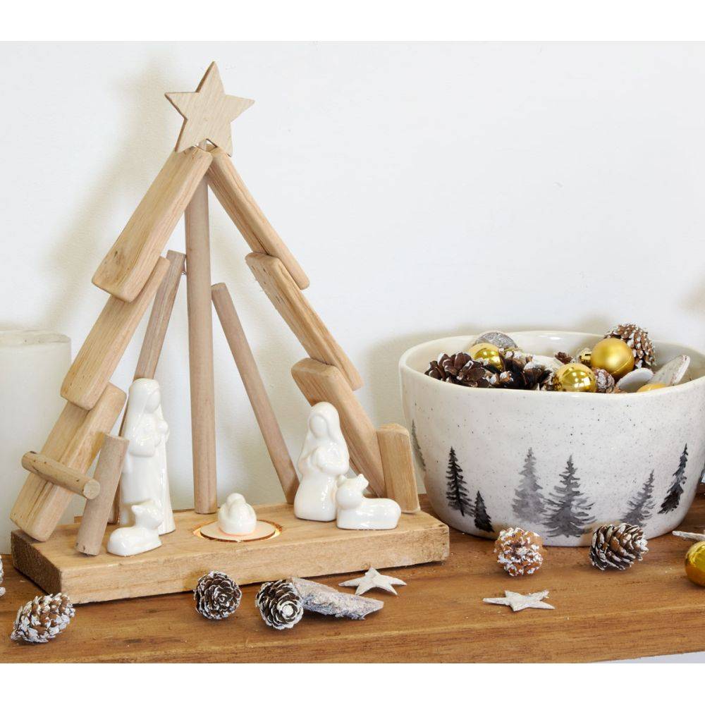 Aubry Gaspard - Saladier en céramique artisanal Sapin - Imagen 2