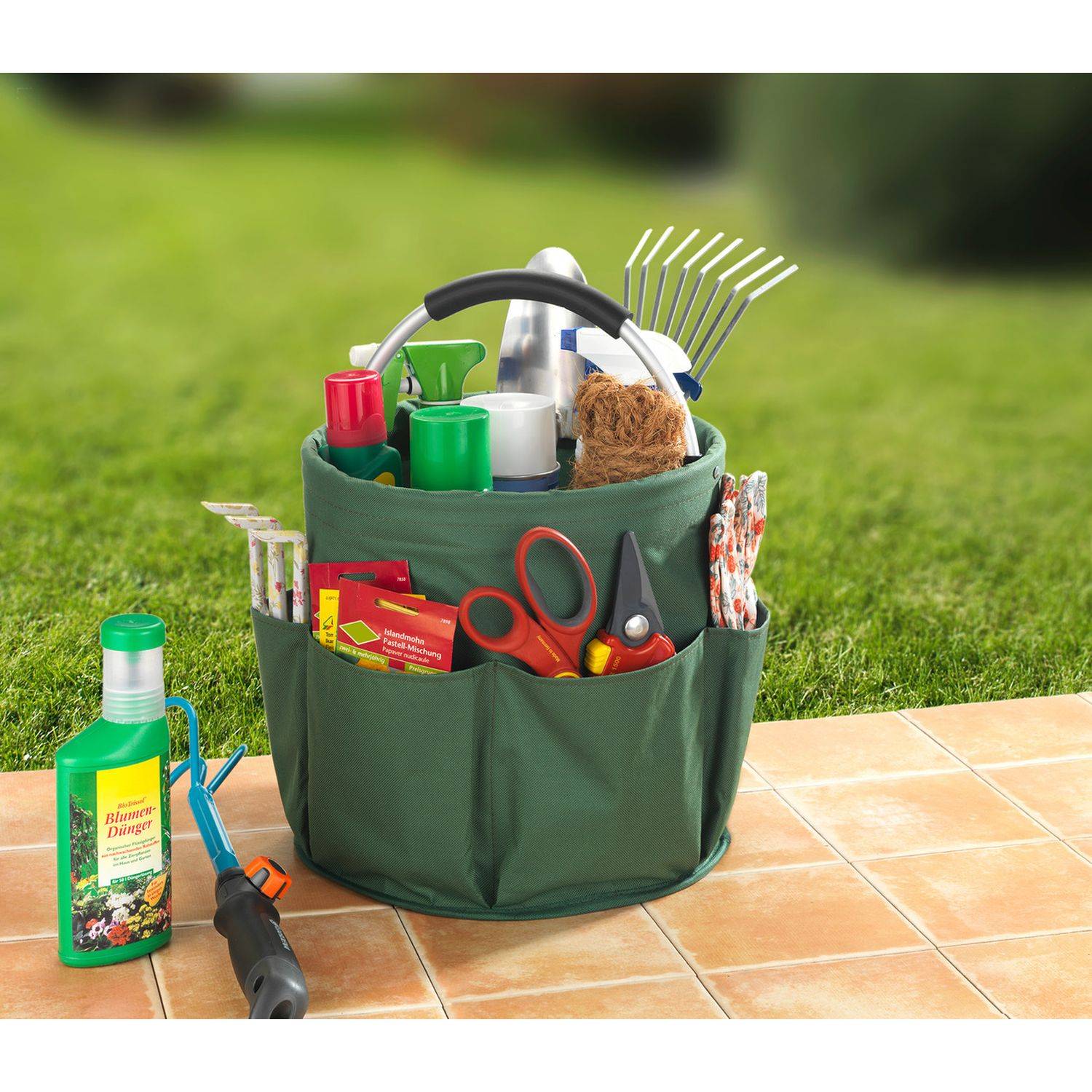 Sans Marque - Sac pour transport outils de jardinage - Vert - Wenko - Imagen 3