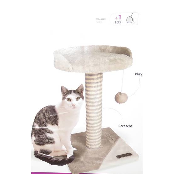Arbre a chat Clark, 30 x 30 x Hauteur 45 cm, couleur gris - Image 3