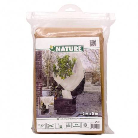 Voile d'hivernage beige larg 2 m, Long 5 m - Imagen 3
