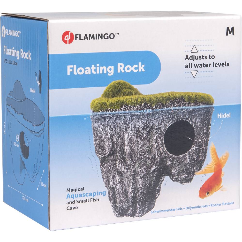 Rocher Flottant M, 17,5 x 11 x 18 cm, décoration aquarium. - Imagen 2