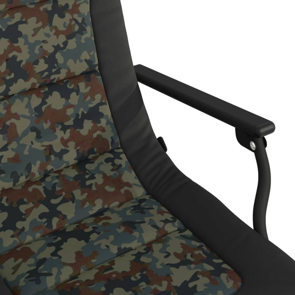 Chaise de pêche acier et tissu camouflage 75 x 58 x 104 cm - PANGIVO - Image 10