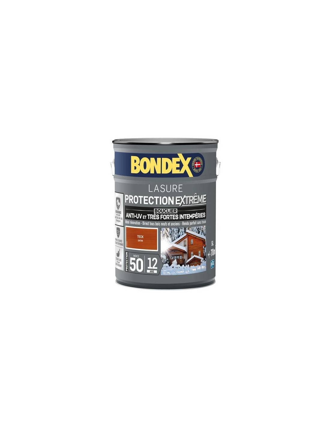 Bondex - Lasure 12ans Protection Extrême Satiné Bidon 5l - Bondex