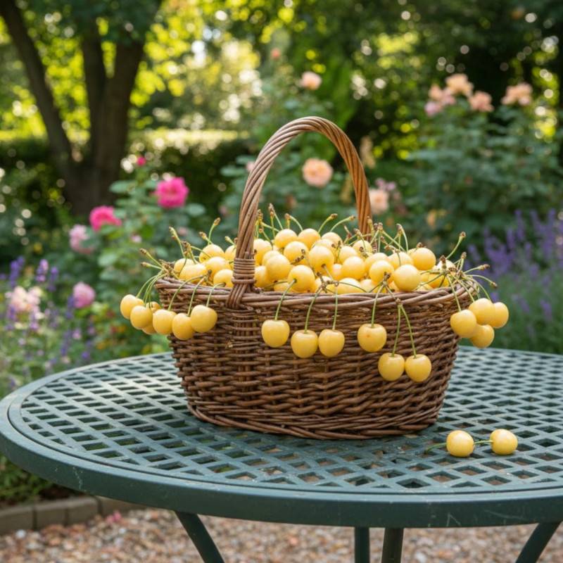Cerisier Starkgold - Bon rendement - Pot de 10L - Gobelet 2 ans - 120/150 cm - De 3,00 m à 5,00 m - Imagen 2