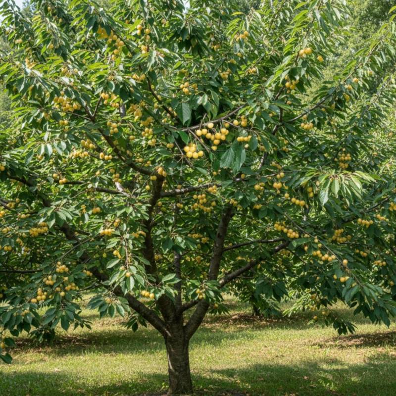 Cerisier Starkgold - Bon rendement - Pot de 10L - Gobelet 2 ans - 120/150 cm - De 3,00 m à 5,00 m - Imagen 4