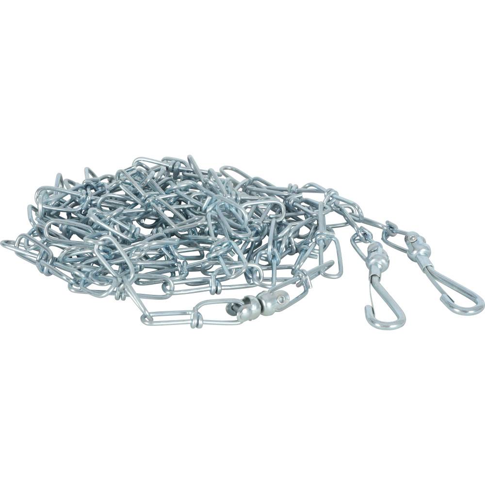 Zolux - Chaîne de sécurité en acier 5 mètres maillon anti torsion pour chien poids max 30 kg - Image 2