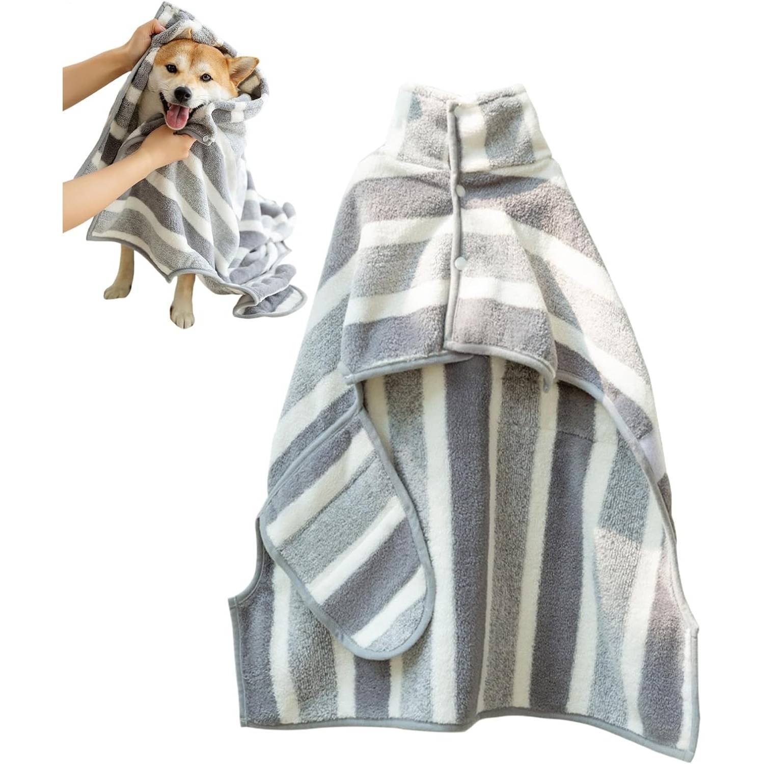 DtopbuyAge - Peignoir de Bain Canin - Microfibre Absorbante M DtopbuyAge - Image 1