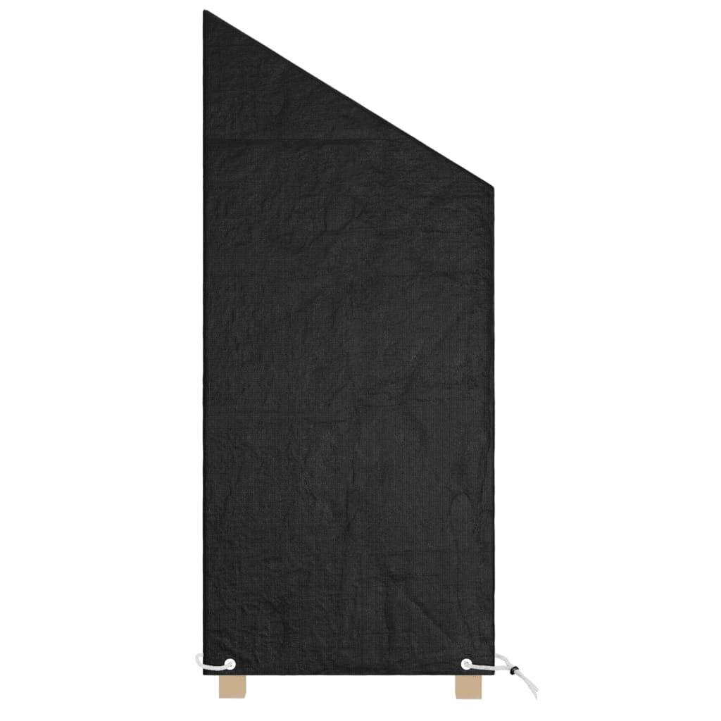 Housses de chaise de jardin 2 pcs 8 œillets 65x65x110/150 cm PE - Image 3