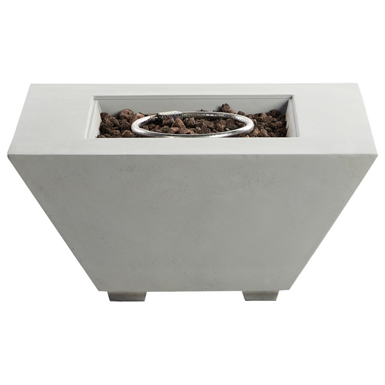 Braséro à gaz Béton renforcé de verre (GRC) Gris clair KATMAI - Beliani - Image 1
