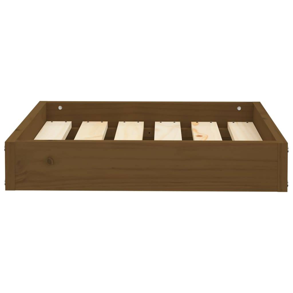 Vidaxl - Lit pour chien Marron miel 51,5x44x9 cm Bois de pin solide vidaXL 820849 - Imagen 4