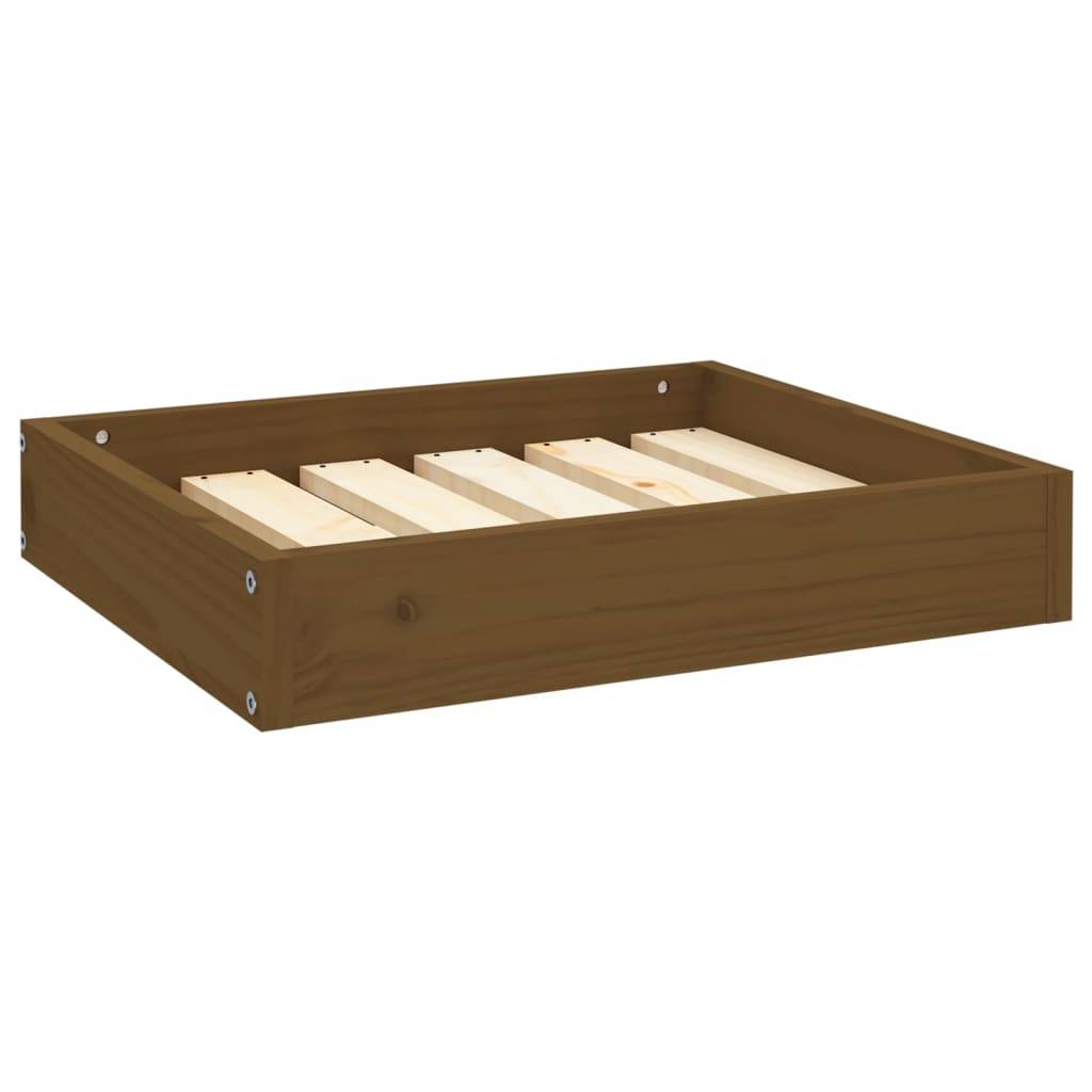 Vidaxl - Lit pour chien Marron miel 51,5x44x9 cm Bois de pin solide vidaXL 820849 - Imagen 2