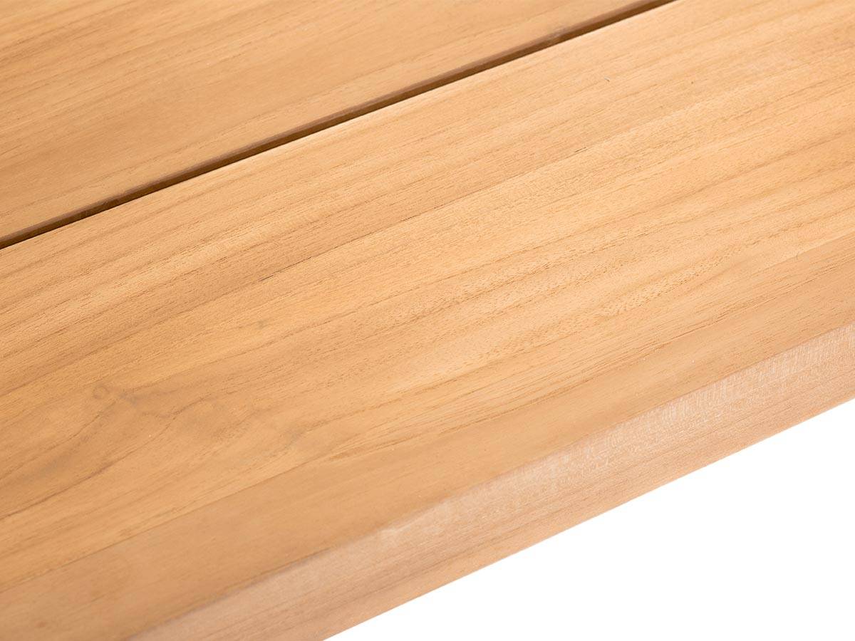 Banc esprit bord de mer - JARDILINE - Aluminium/Bois - Naturel - Imagen 5