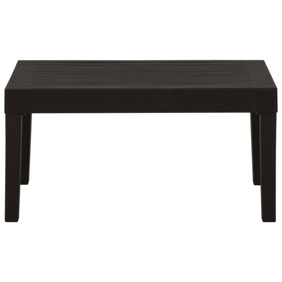 Maison Chic - Salon de jardin 3 pcs | Mobilier d'extérieur avec coussins Plastique Gris Maison Chic - Image 4