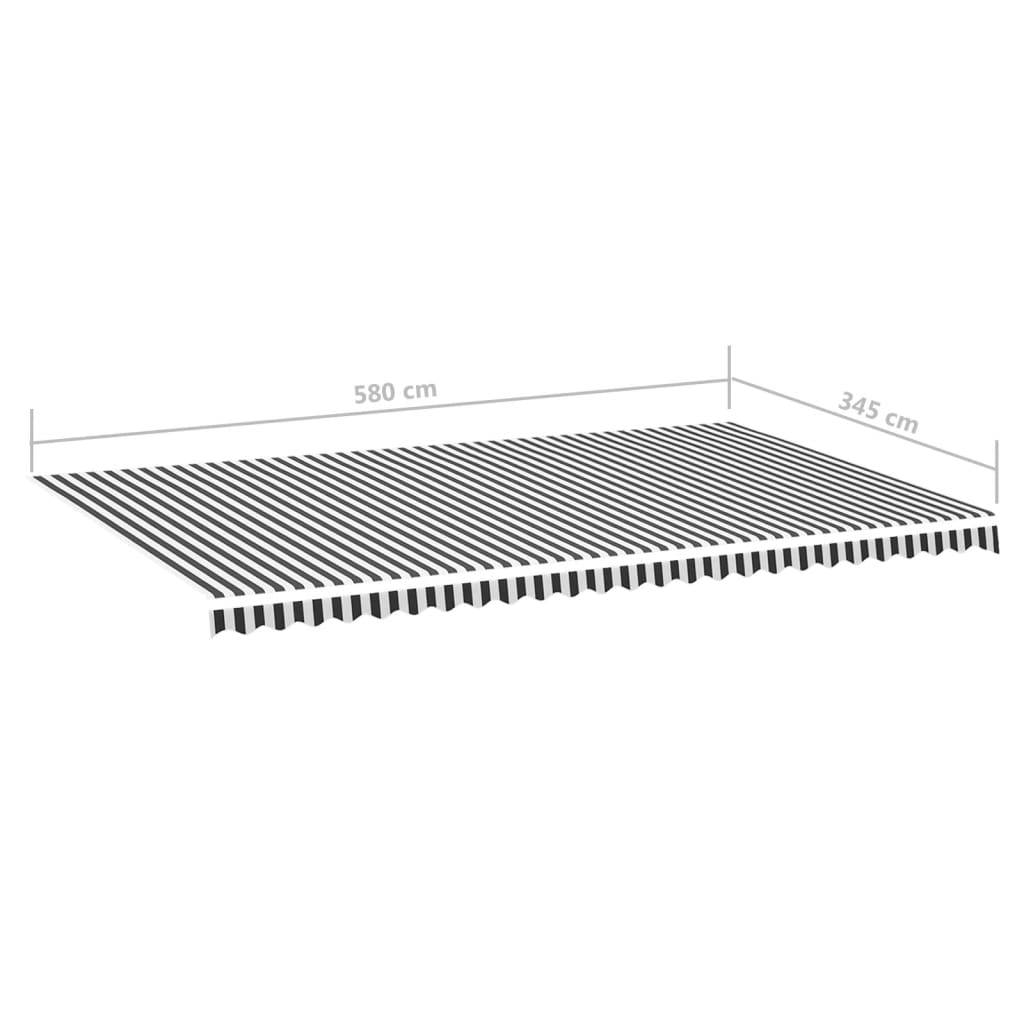 Prolenta Premium - Auvent polyester anthracite 580 x 345 cm - Prolenta premium p368.9 - Image 6