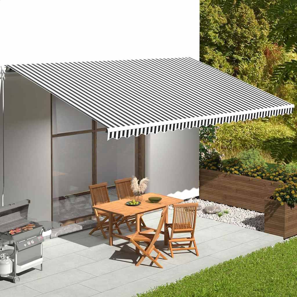 Prolenta Premium - Auvent polyester anthracite  580 x 345 cm  - Prolenta premium p368.9 - Image 1