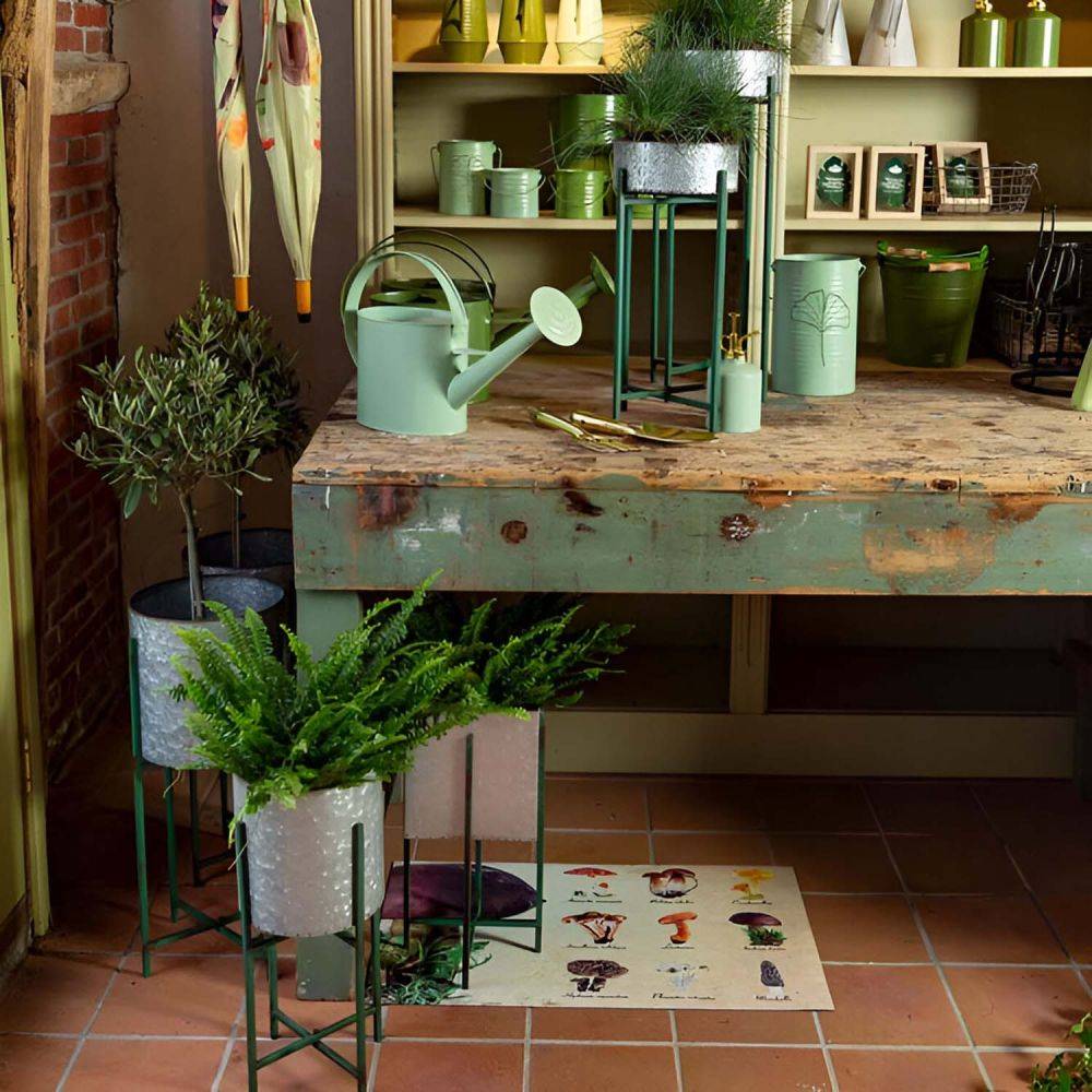 Esschert Design - Pot de fleur sur pied rect. ensemble / 2 - Imagen 4