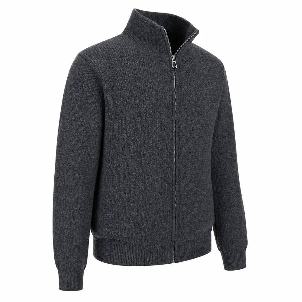 Blouson Cicero gris 70% acrylique 30% laine Taille 2XL - Image 7