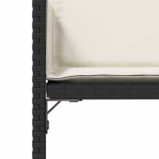 Chaise bois composite 4 places rotin noir 50,5 x 54 x 79 cm - Prolenta premium p397.6 - Image 9