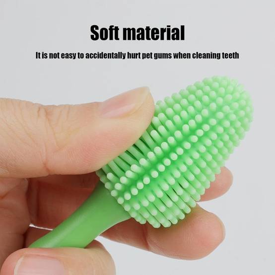 IntiMeg - Brosse à dents verte pour chien - IntiMeg - Image 3