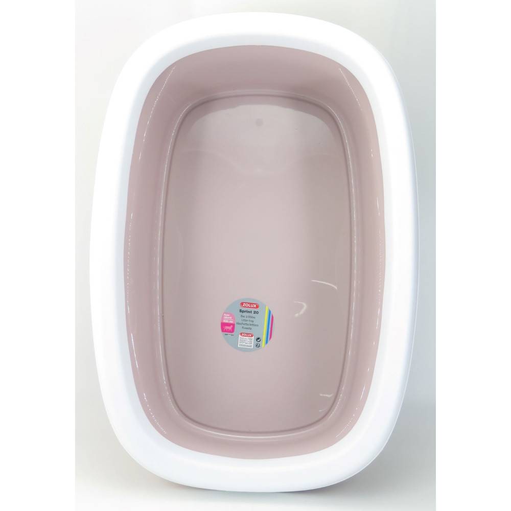 animallparadise - Bac a litière sprint 20 rose 39 x 58 x 17 h pour chat - Imagen 4