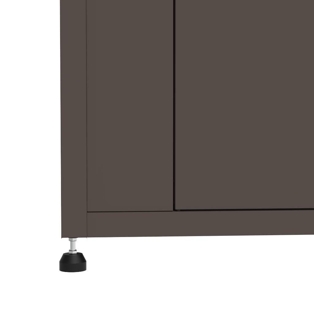 Couleurs du monde - Armoire grand format marron avec jardinière intégrée – meuble extérieur pratique et naturel - Image 9