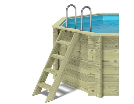 Altanka - Piscine hors sol en bois CORAL 3.25 x 3.25 - H.1.18 m, bleu pâle, autoportante - sans dalle - BAS7301OSP - ALTANKA - Image 8
