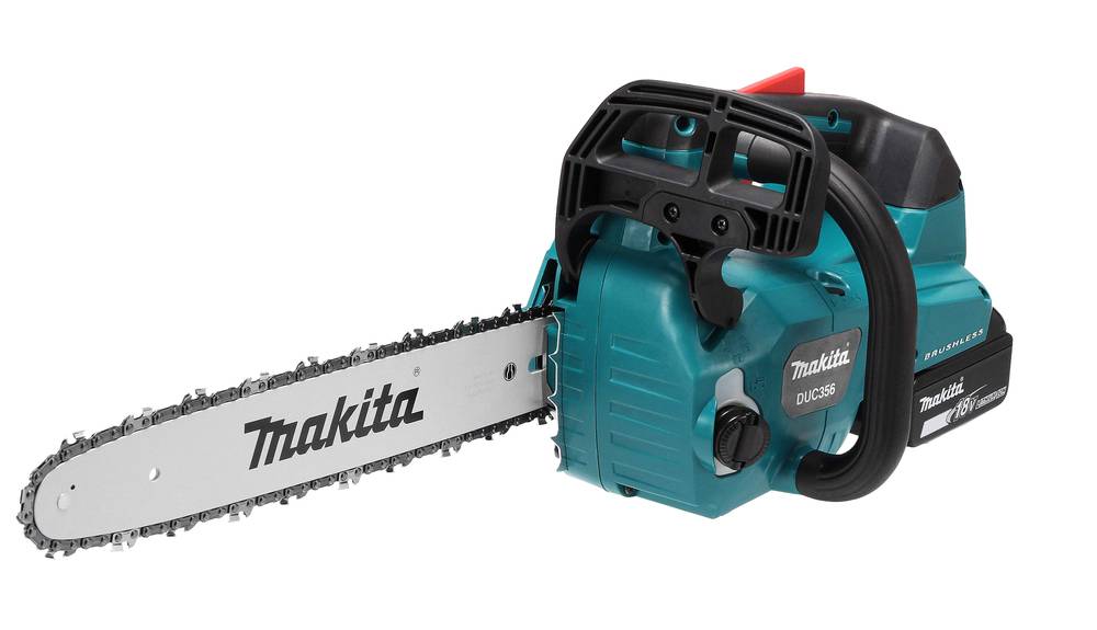 Tronçonneuse LXT® 36V (2x18V) - MAKITA - avec 2 batteries 18V 5.0Ah - chargeur double - DUC356T001 - Image 4