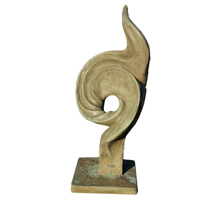 Jardinex - Statue de jardin en pierre "Valentino" (148cm) - Gris vert 148 cm - Jardinex - Imagen 1