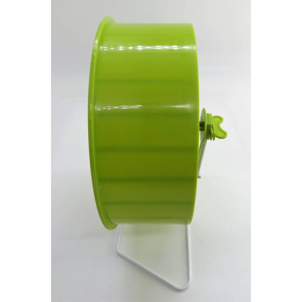 Zolux - Roue d'exercice pied métal, ø20 cm, vert anis, pour rongeurs. - Imagen 5
