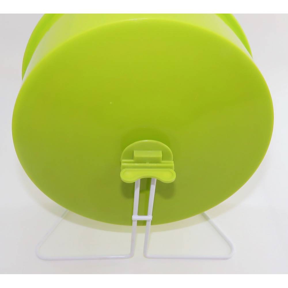 Zolux - Roue d'exercice pied métal, ø20 cm, vert anis, pour rongeurs. - Imagen 4