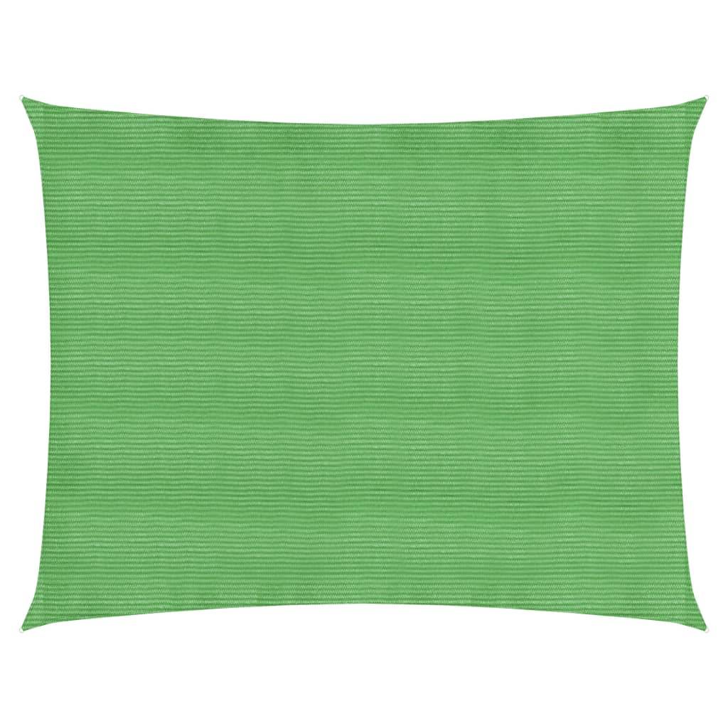 Helloshop26 - Voile toile d'ombrage parasol 160 g/m² PEHD 3,5 x 4,5 m vert clair - Imagen 1