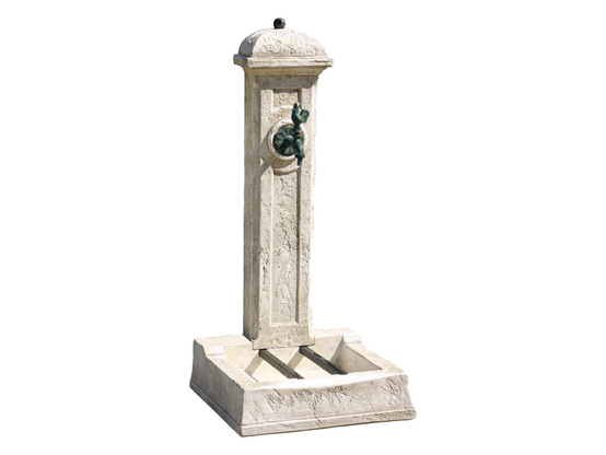 Fontaine de Jardin en Pierre Colonne Longchamp - Image 1