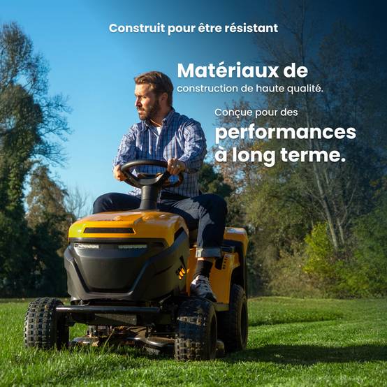 Stiga - Tracteur de pelouse électrique 384e Estate, 56 V, Largeur 84 cm avec transmission électrique et connectivité STIGA.GO - STIGA - Image 5