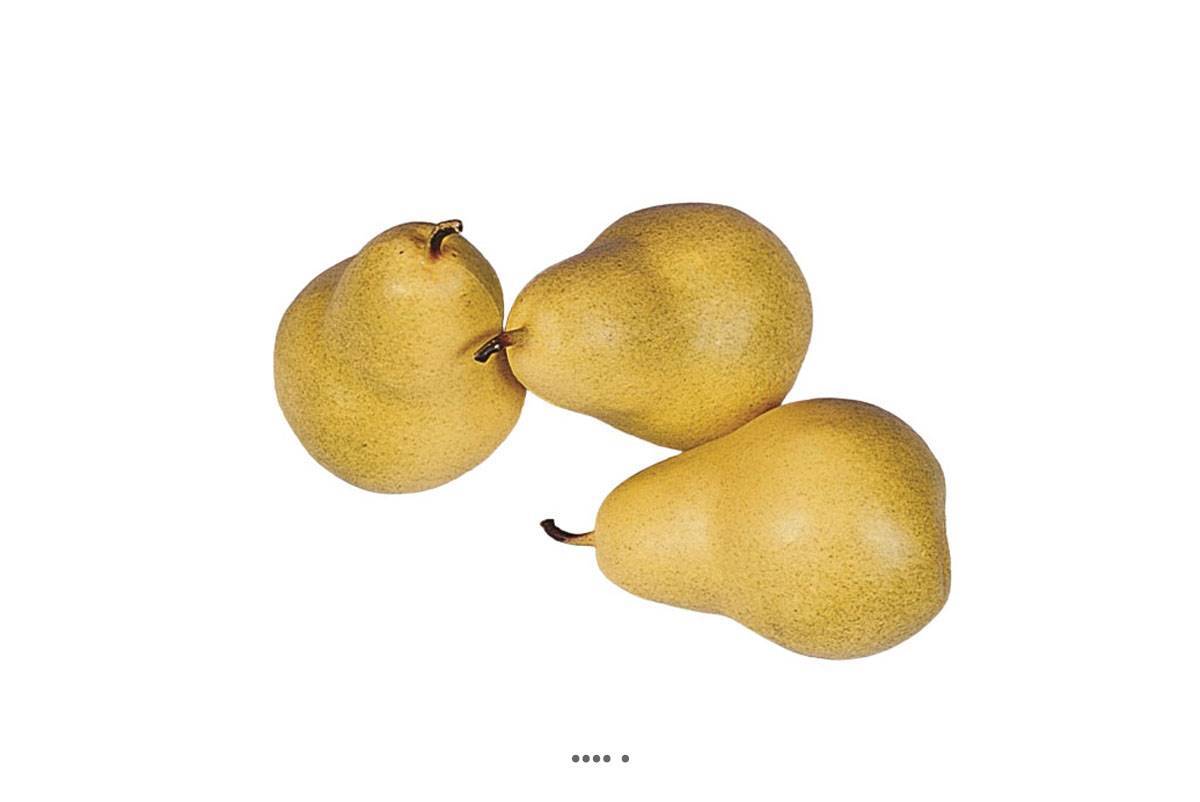 Artificielles - Poire William fruit vert X 3 en Plastique soufflé D 65x95 mm - Imagen 2