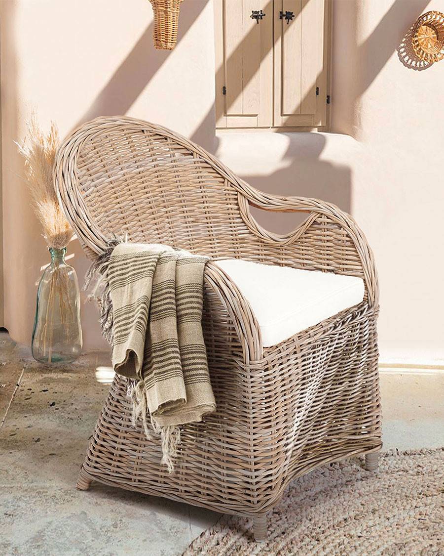 Zago - Chaise en rotin - UNIQKA - Imagen 2