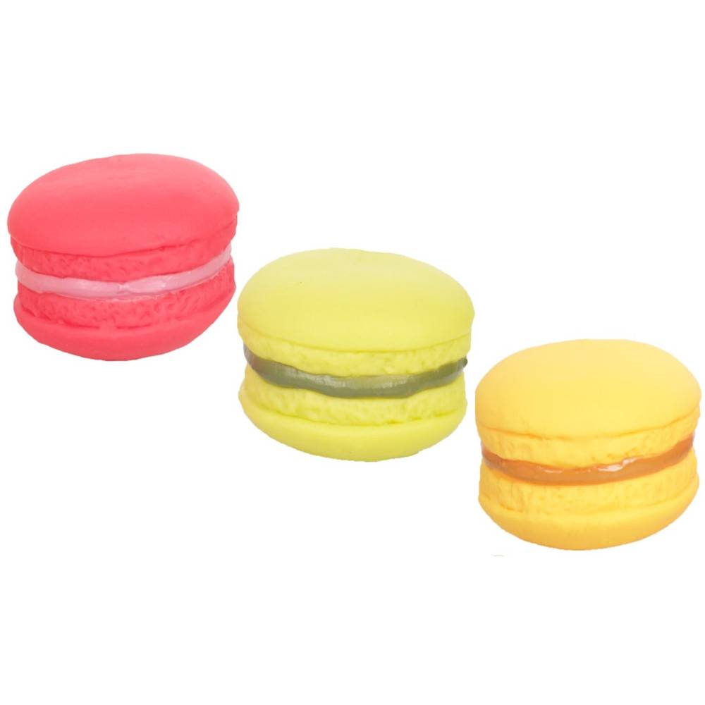 Animallparadise - 3 Macarons ø 7 cm, en plastique jeux pour chien - Imagen 1