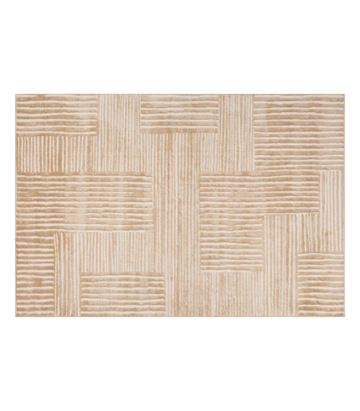 Tapis décoratif Ivoire en relief 160 x 235 cm - Imagen 1