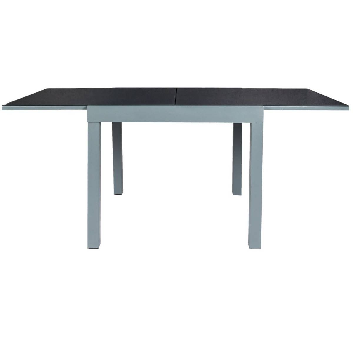 The Home Deco Factory - Table de Jardin Extensible "Haria" 80-160cm Gris - Image 2