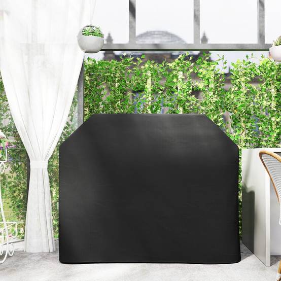 ComfortXL - Housse barbecue rectangulaire Oxford anti-UV imperméable 147x61x120cm Noir - ComfortXL Outdoor Living - Image 6