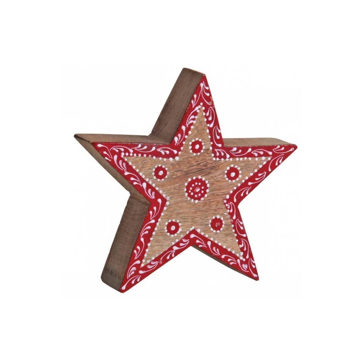 Aubry Gaspard - Étoile en manguier rouge et blanche Aubry Gaspard