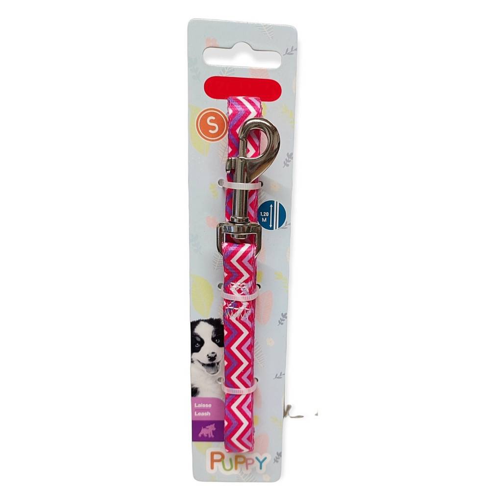 Laisse PUPPY PIXIE rose 13 mm, x 1,20 m, pour chiots - Imagen 2