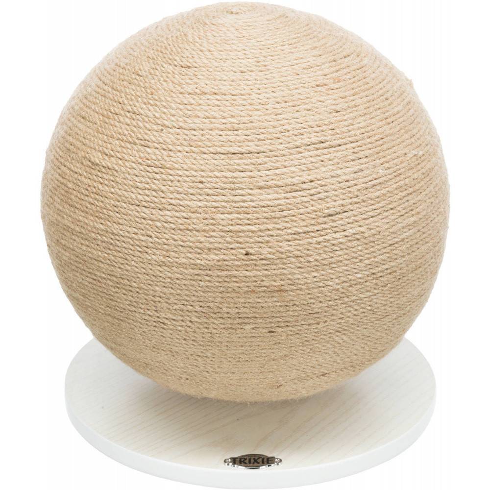 animallparadise - Griffoir boule ø 29 cm, forme rond  pour chat monté sur plateau. - Imagen 1