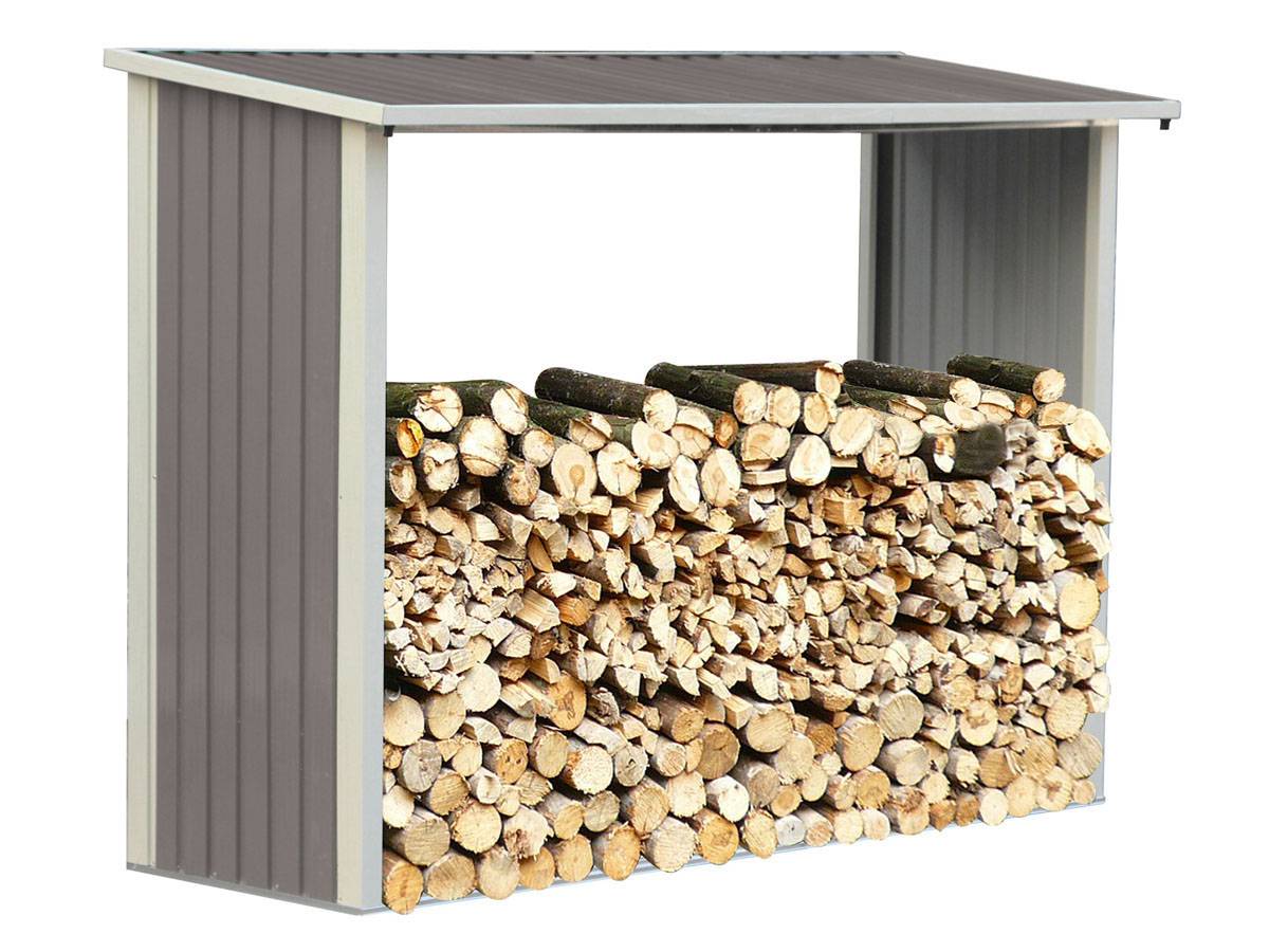 Habitat Et Jardin - Abri Bûches Métal "victor" - 2.15 M² -habitat Et Jardin - Imagen 1