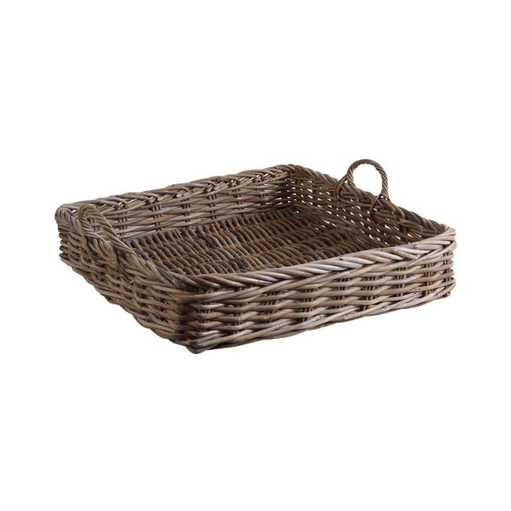 Aubry Gaspard - Plateaux en poelet gris (Lot de 2) - Imagen 2
