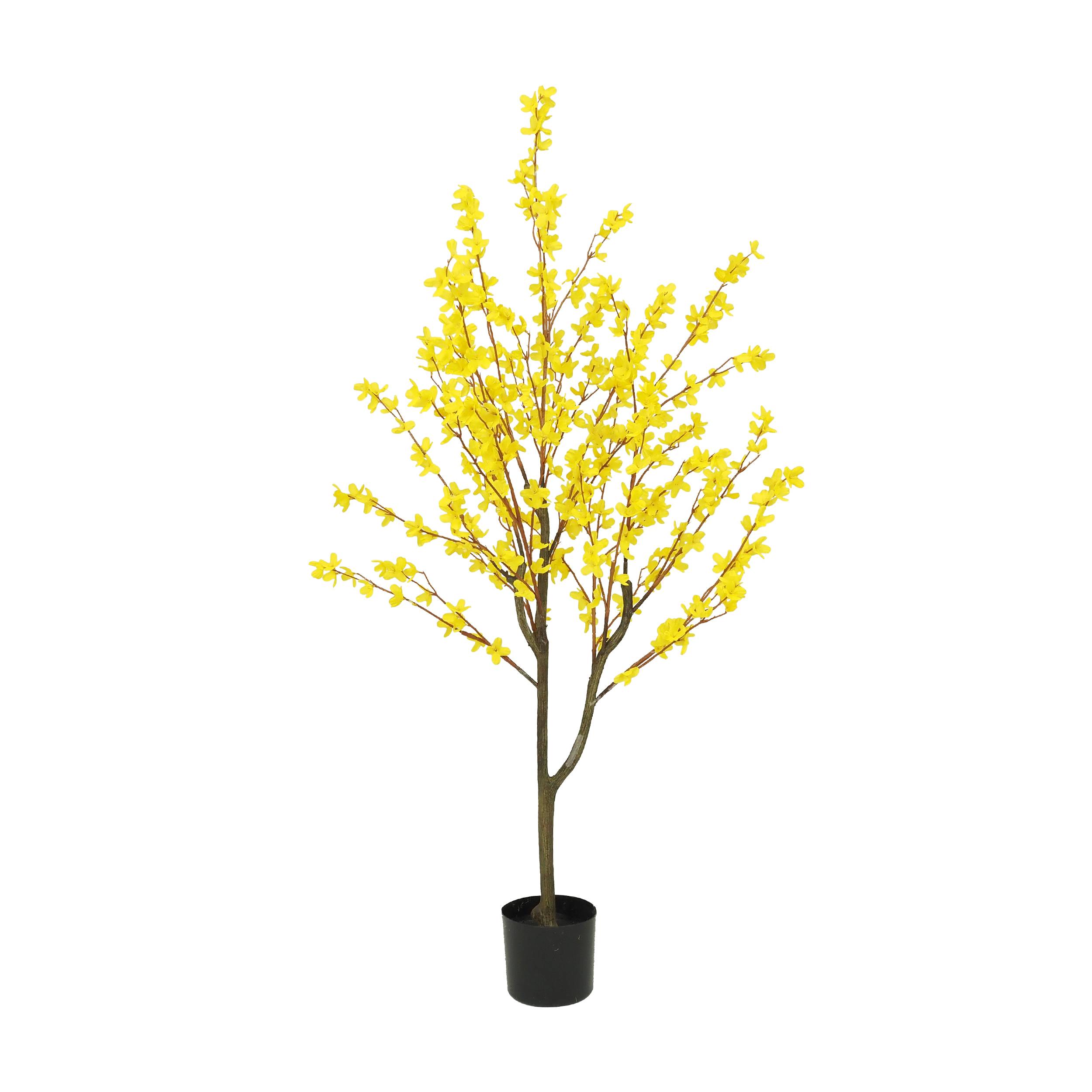 Ligne Deco - Forsythia artificiel jaune 150cm - Image 1
