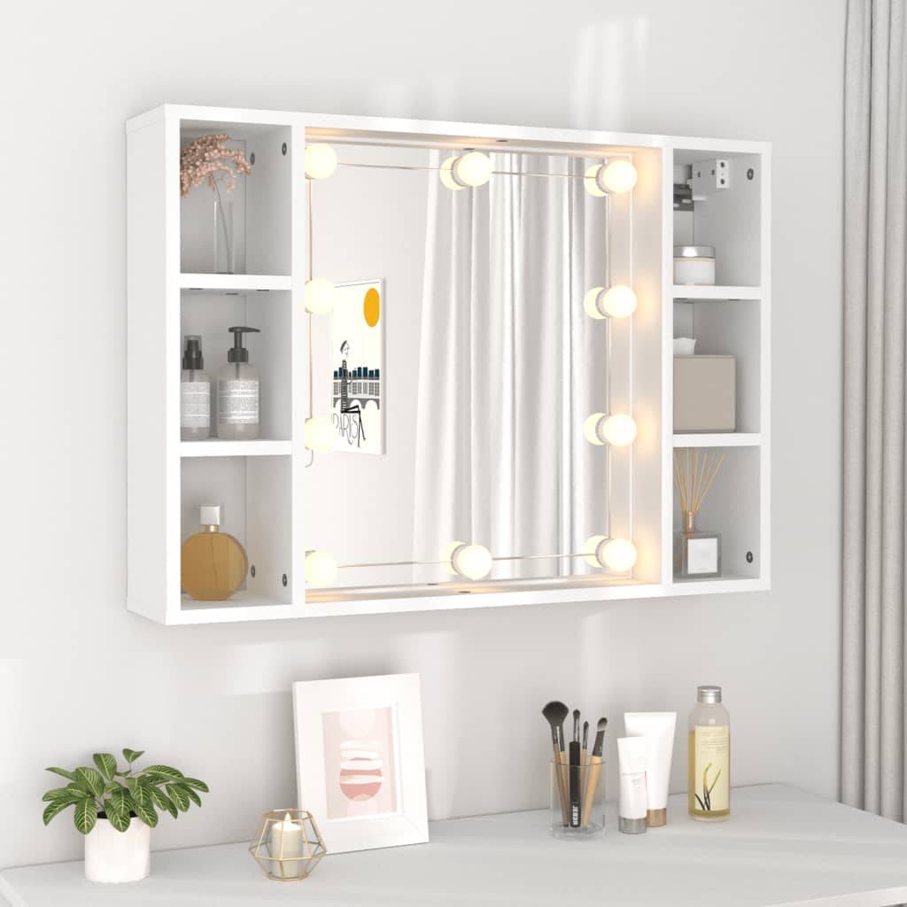 Prolenta Premium - Miroir Orfeo Blanc 76 X 15 X 55 cm - P87209B - Image 4
